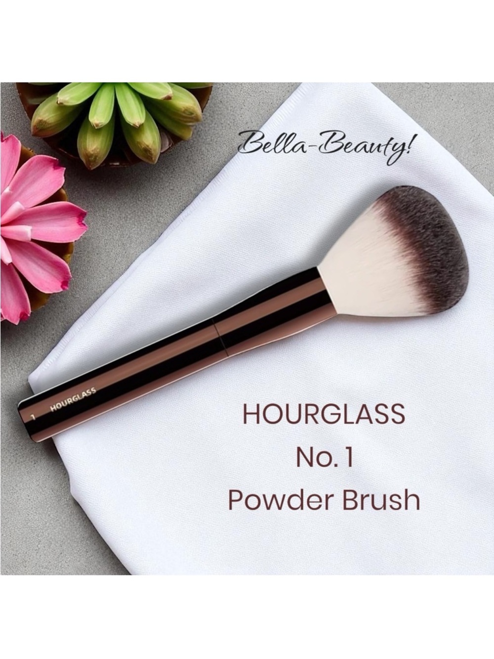 HOURGLASS No. 1 Powder Brush  ~NEW~ | Cosmetic Makeup Brush   No Box